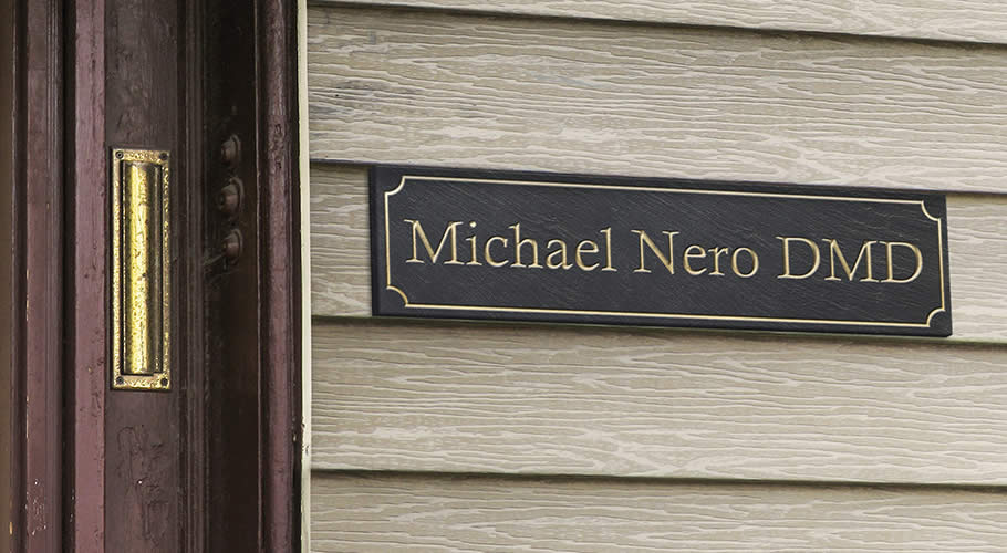 Rectangle Slate Address Plaque