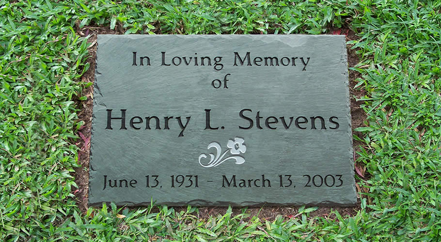 Loaf Slate Address Plaque