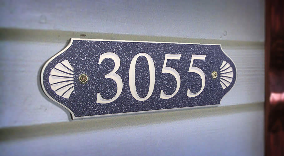 Corian Address Plaque