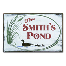Vintage Wood Sign